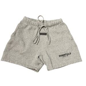 ESSENTIALS Fear of God Dark Oatmeal Fleece Shorts Size S